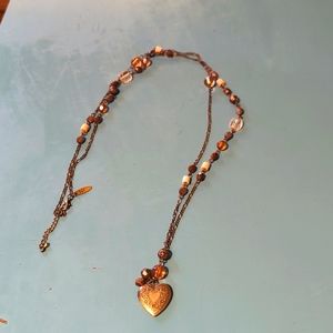 Heart locket necklace